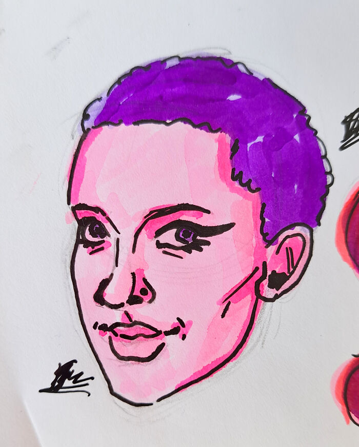 Pink And Purple Girl