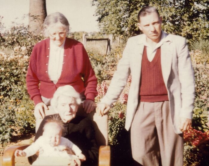I Couldn't Resist Adding Another One. This Is Four Generations Of My Family. My Great Grandma, Grandfather, Great Great Grandma And My Dad, 1956.