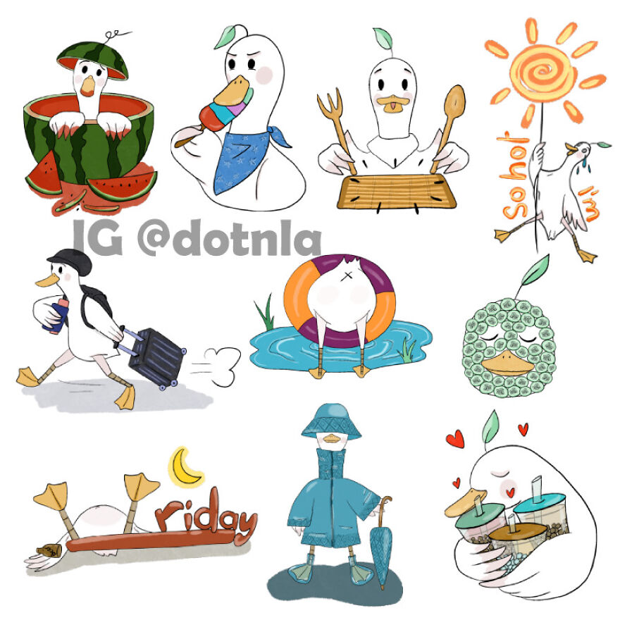 I Designed A Duck Character Named Doo Doo