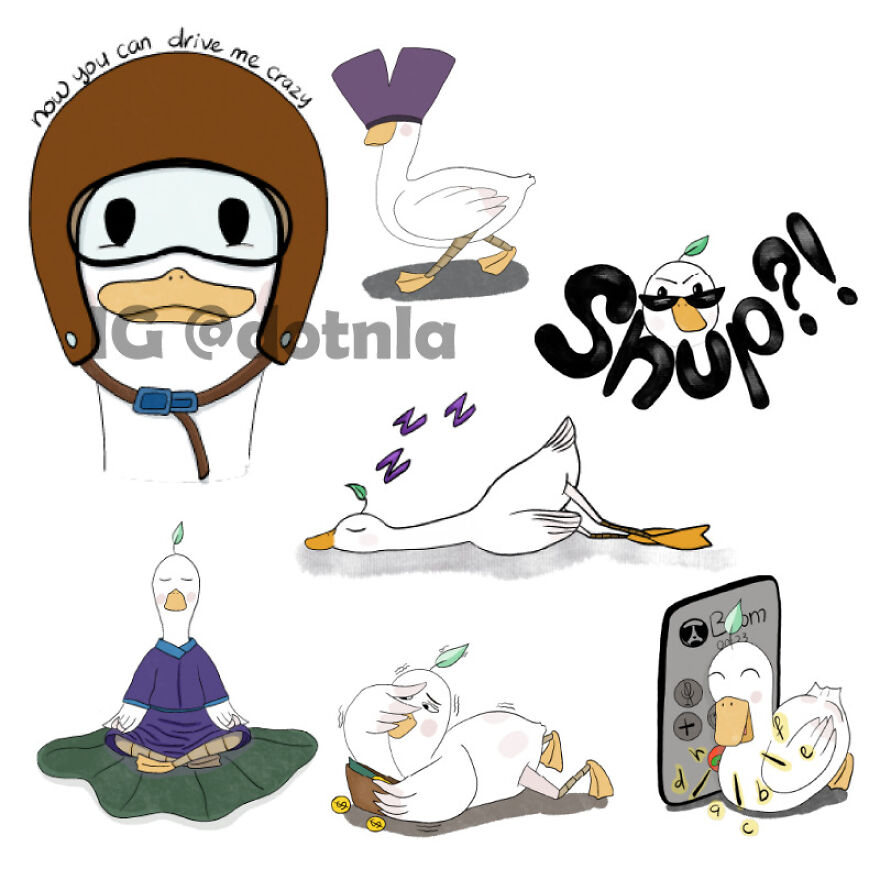 I Designed A Duck Character Named Doo Doo