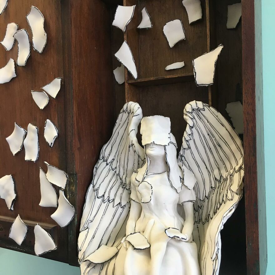 Meet Katharine's Porcelain Work
morling That Appear To Be Made Of Paper