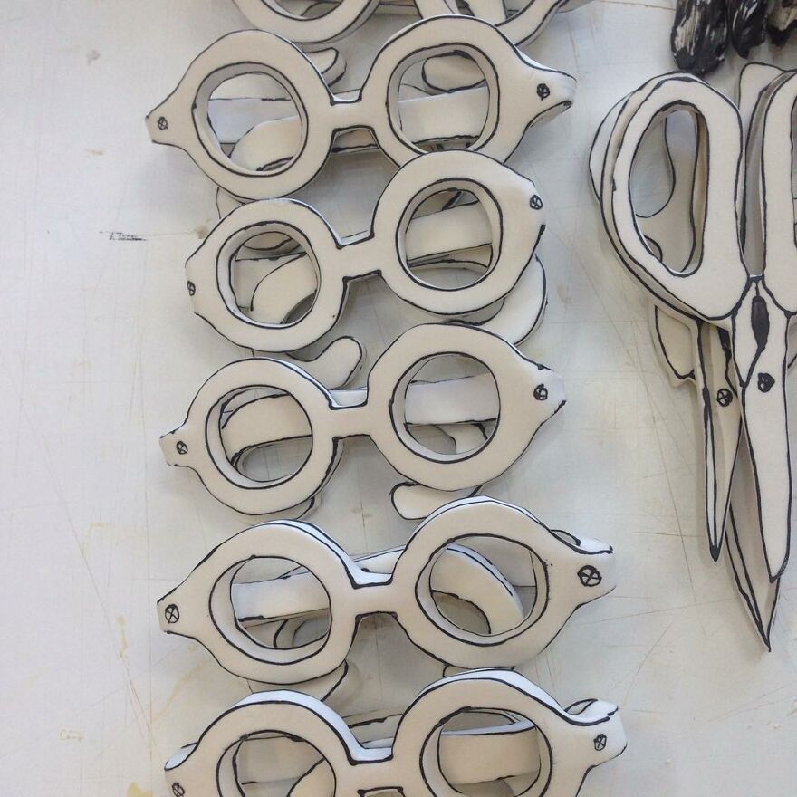 Meet Katharine's Porcelain Work
morling That Appear To Be Made Of Paper