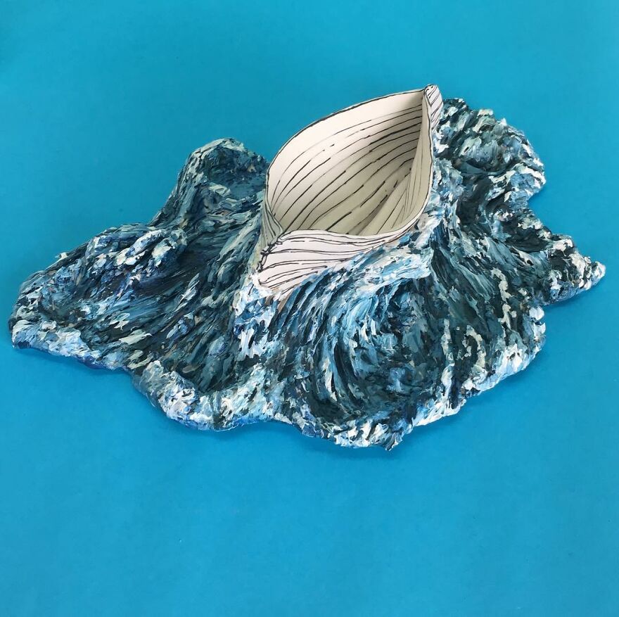 Meet Katharine's Porcelain Work
morling That Appear To Be Made Of Paper