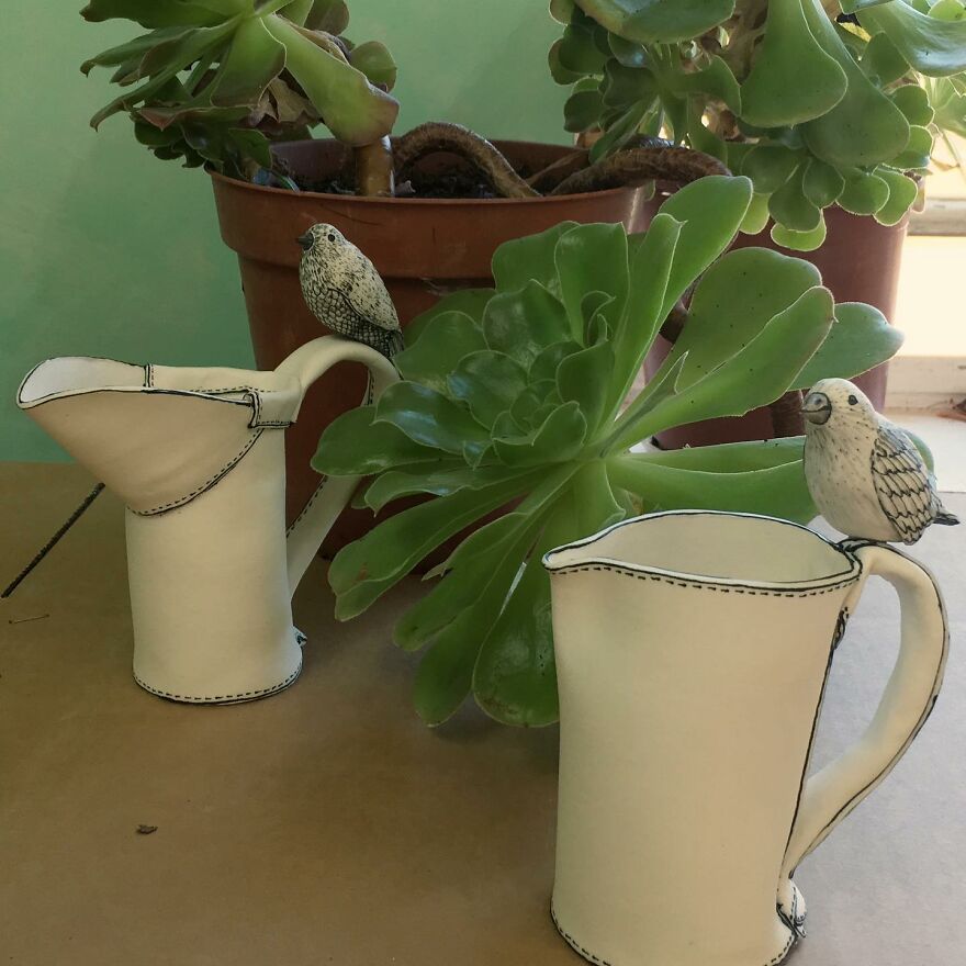 Meet Katharine's Porcelain Work
morling That Appear To Be Made Of Paper