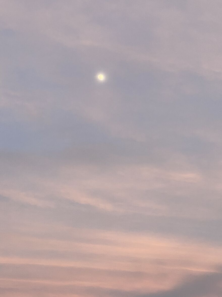 Moon In Perdido Key, Florida