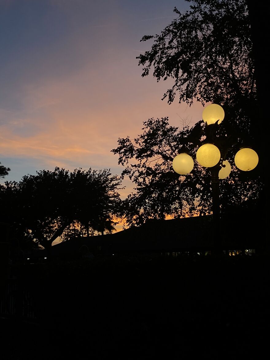 Coligny Plaza At Night In Hilton Head, South Carolina