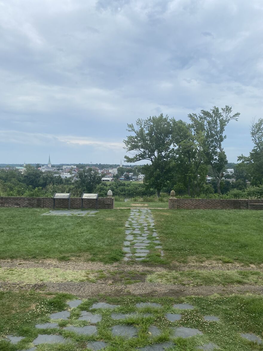 View Of Fredericksburg From The Yard Of Chatham Manor, Virginia