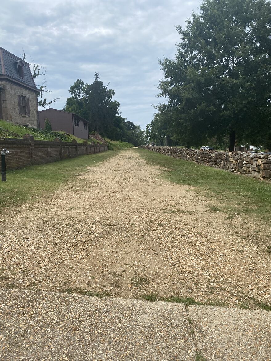 Sunken Road In Fredericksburg, Virginia