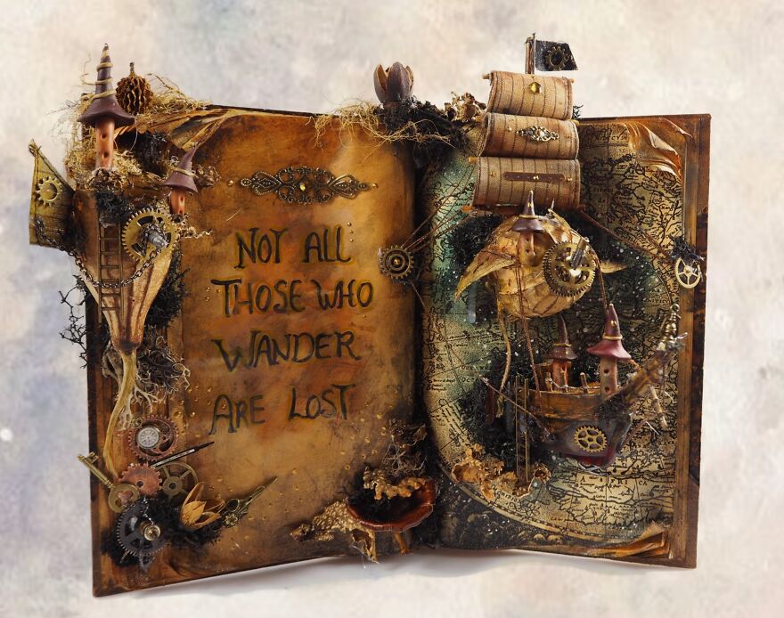 An Old Book, With A Beautiful Quote From Tolkien