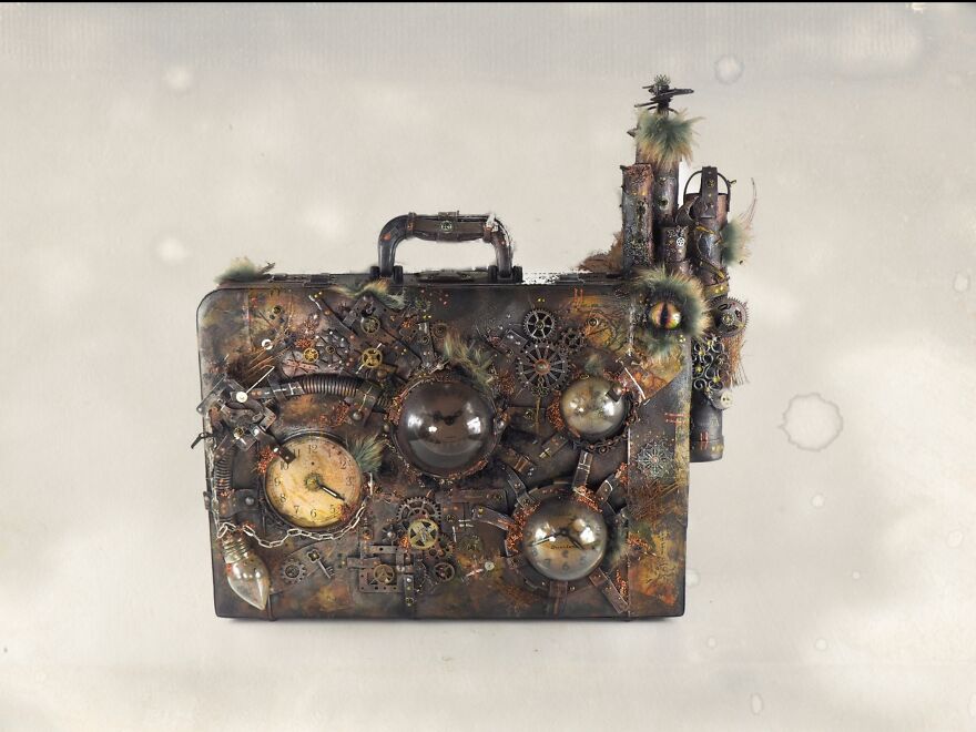 A Suitcase Someone Wanted To Throw Away. I Thought That It Should Be A Perfect Time Traveler Case