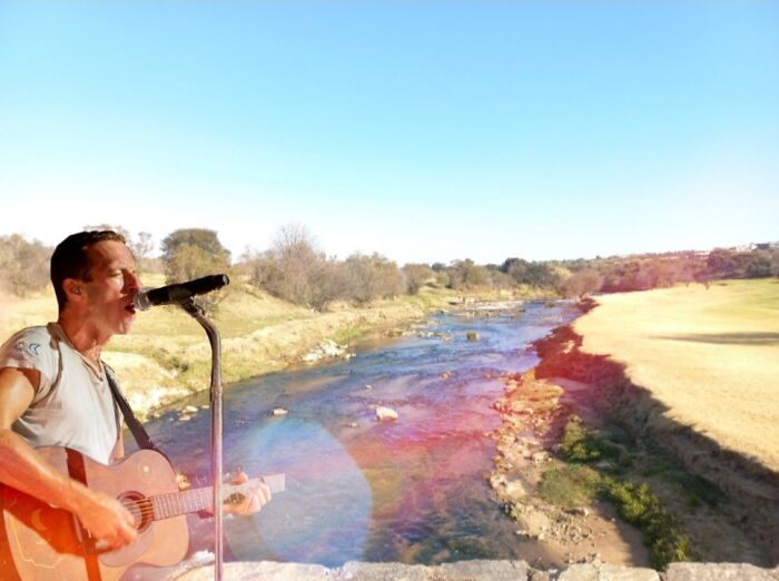 Just Adding Chris Martin (From Coldplay) To A Picture Makes It So Much Happier.
