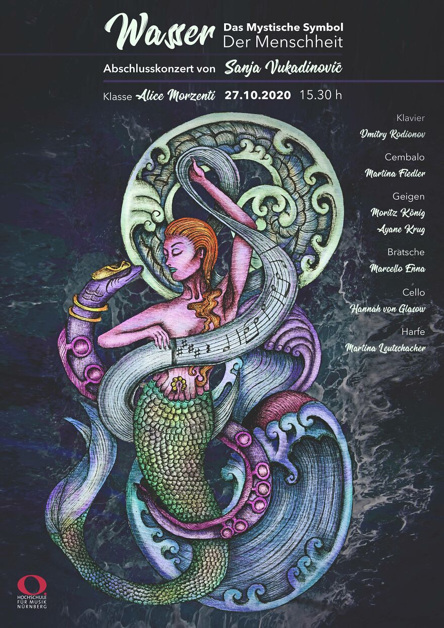 La Tempesta Di Mare: My Illustration Inspired By Vivaldi La Tempesta Di Mare: My Illustration Inspired By Vivaldi