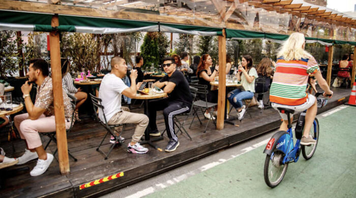 Restaurant Owners Nationwide Push To Make Street-Side Dining Permanent