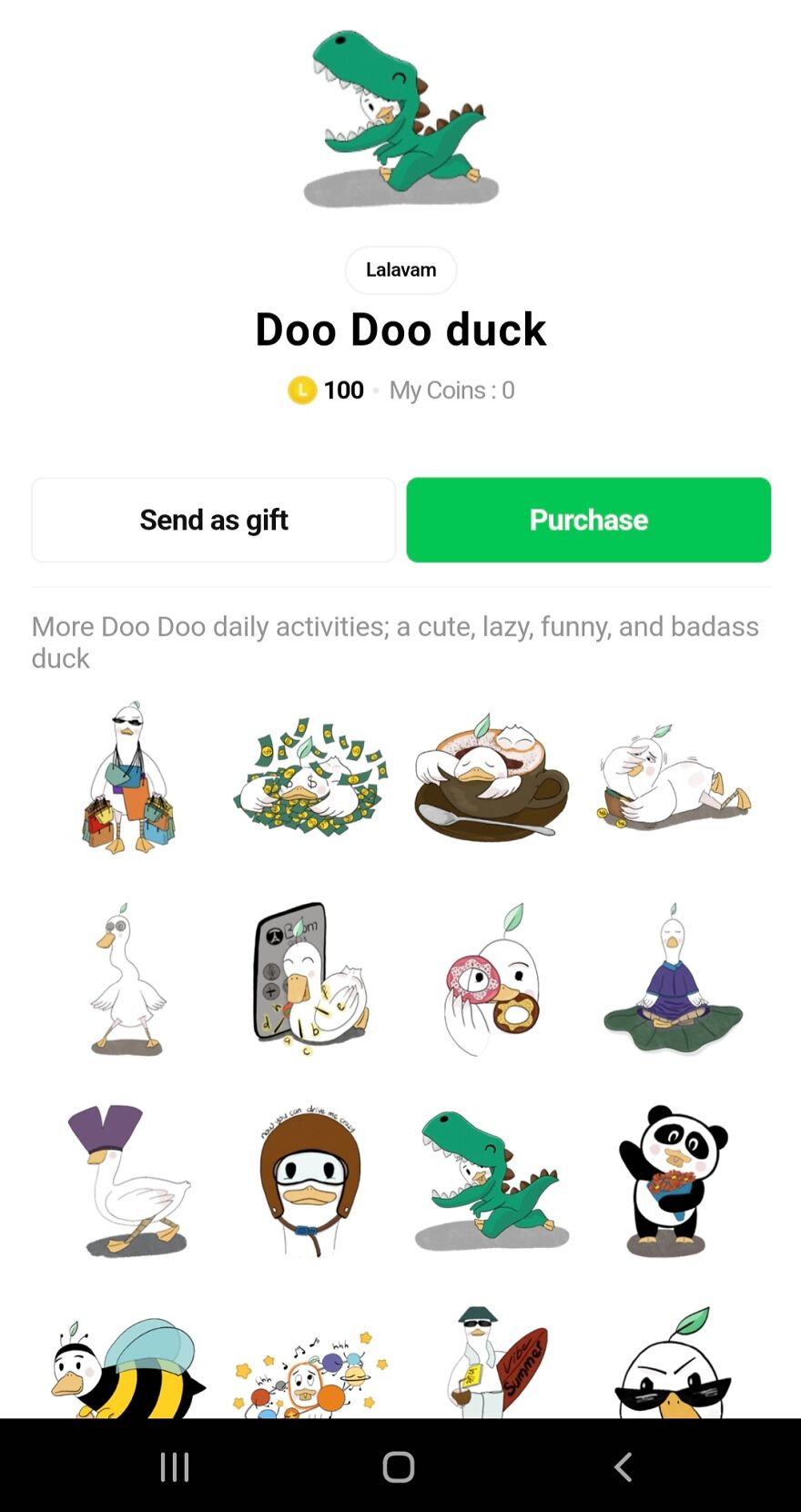 I Designed A Duck Character Named Doo Doo