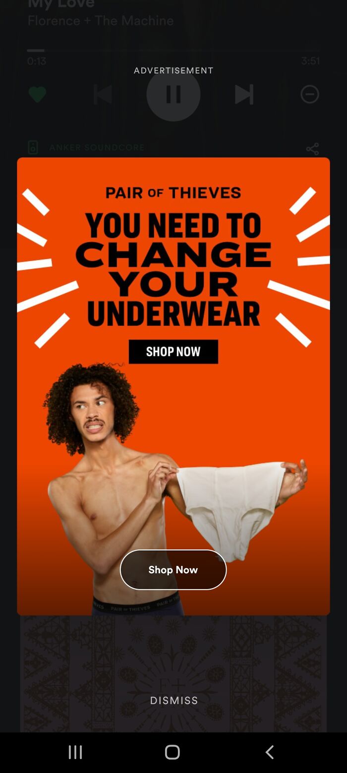 This Ad On Spotify 😳