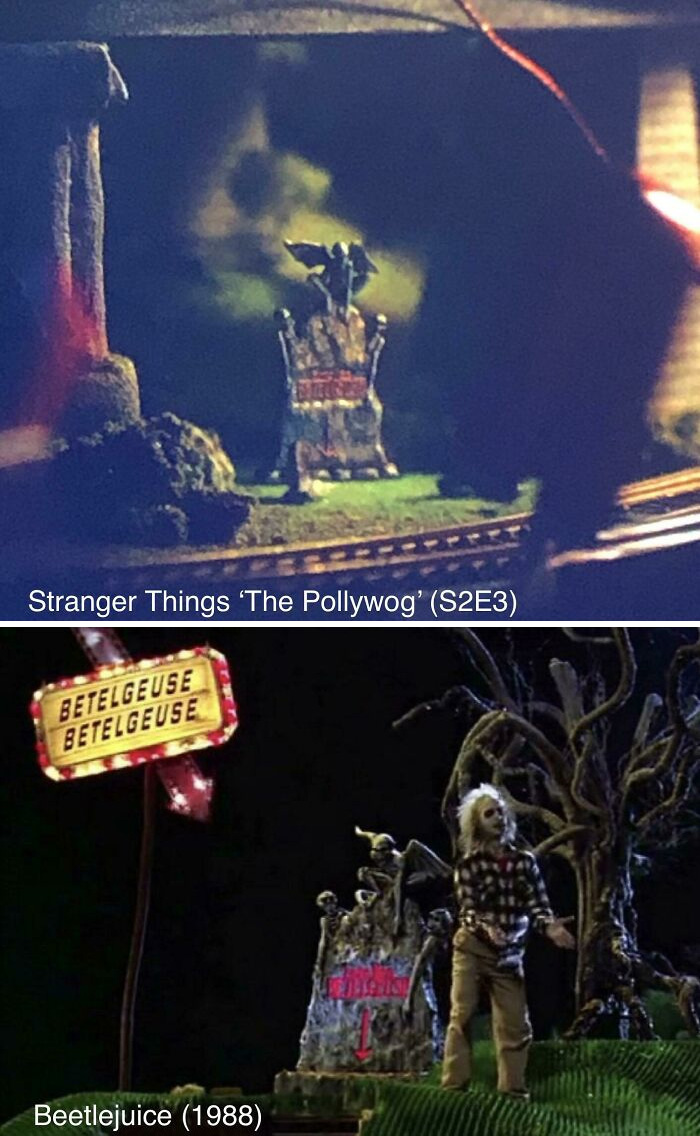 In The Stranger Things Episode ‘Chapter Three: The Pollywog’ (S2e3), If You Look Closely At Mr. Clarke’s Town Model, You Can See The Betelgeuse Tombstone From Beetlejuice (1988) - A Nice Little Nod To Series Star Winona Ryder, Who Had Her First Breakout Role As Lydia Deetz In That Film
