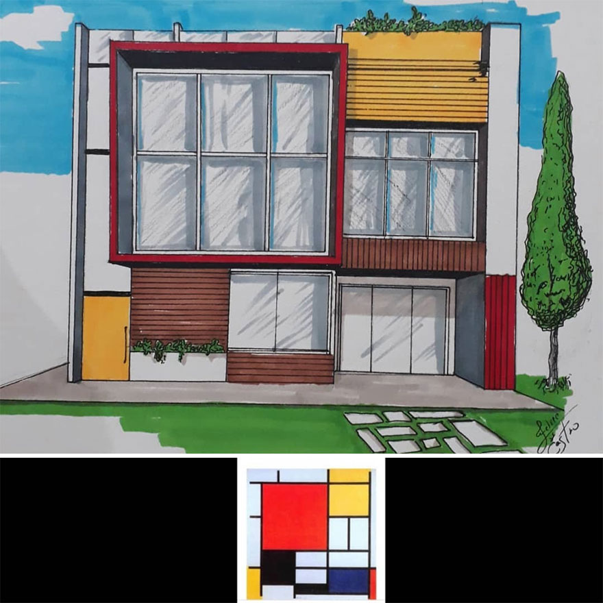 This Architect Draws Buildings From Objects (50 New Pics)