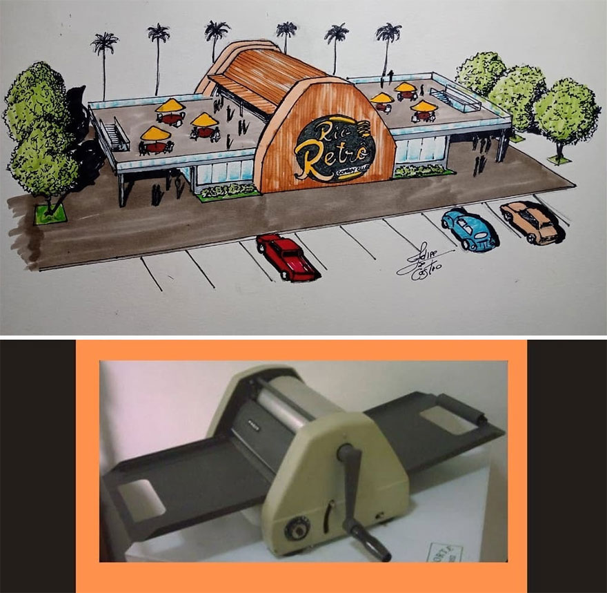 This Architect Draws Buildings From Objects (50 New Pics)