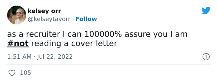 LinkedIn Dissed ‘Little Miss’ For Not Applying If There Is A Cover Letter Requirement And Twitter Users Respond LinkedIn Dissed ‘Little Miss’ For Not Applying If There Is A Cover Letter Requirement And Twitter Users Respond
