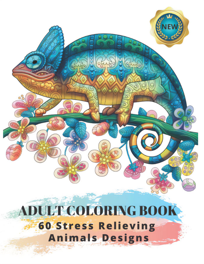 "Adult Coloring Book" By Olympia Soares