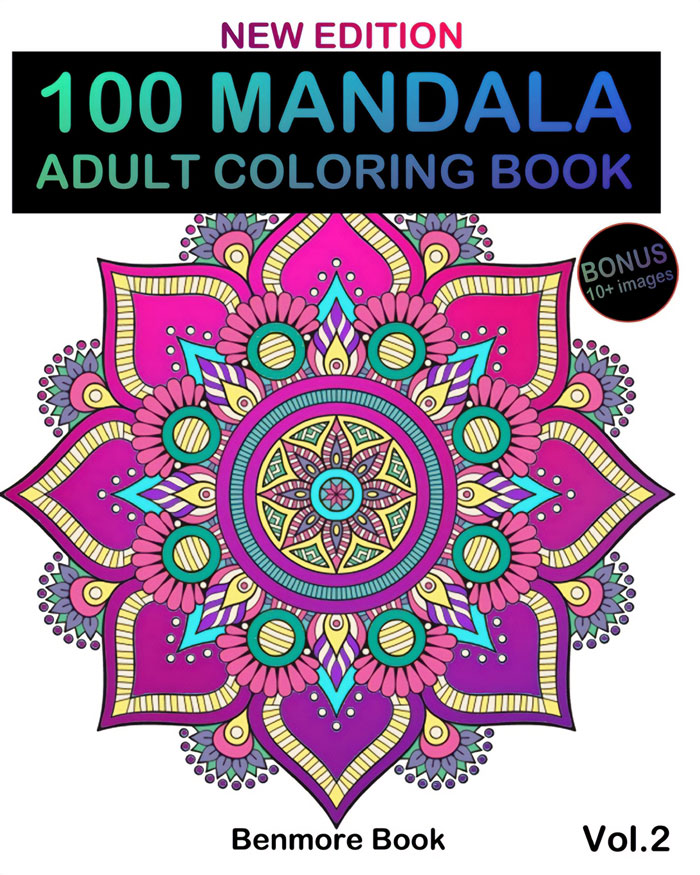 "100 Mandala" By Benmore Book