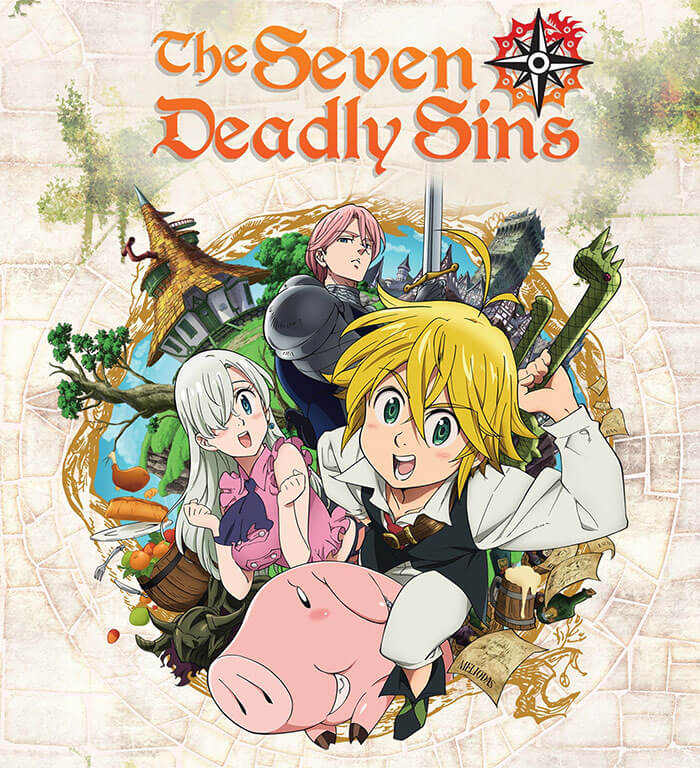 Poster for The Seven Deadly Sins anime