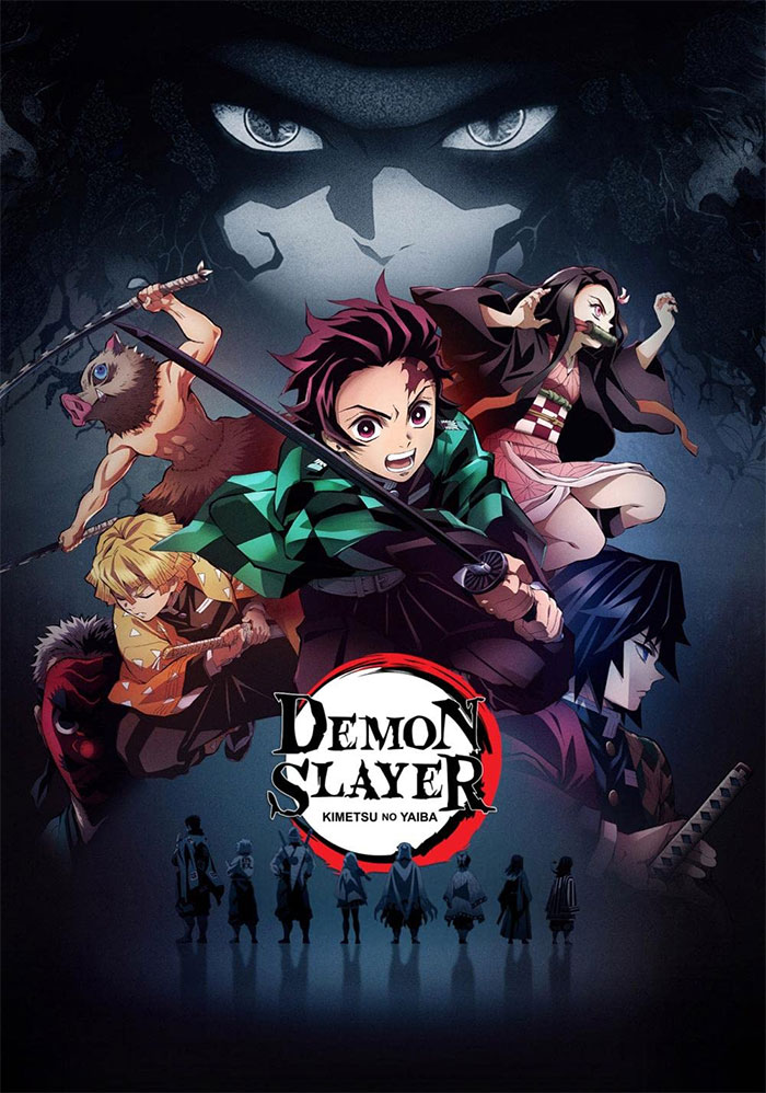 Poster for Demon Slayer anime