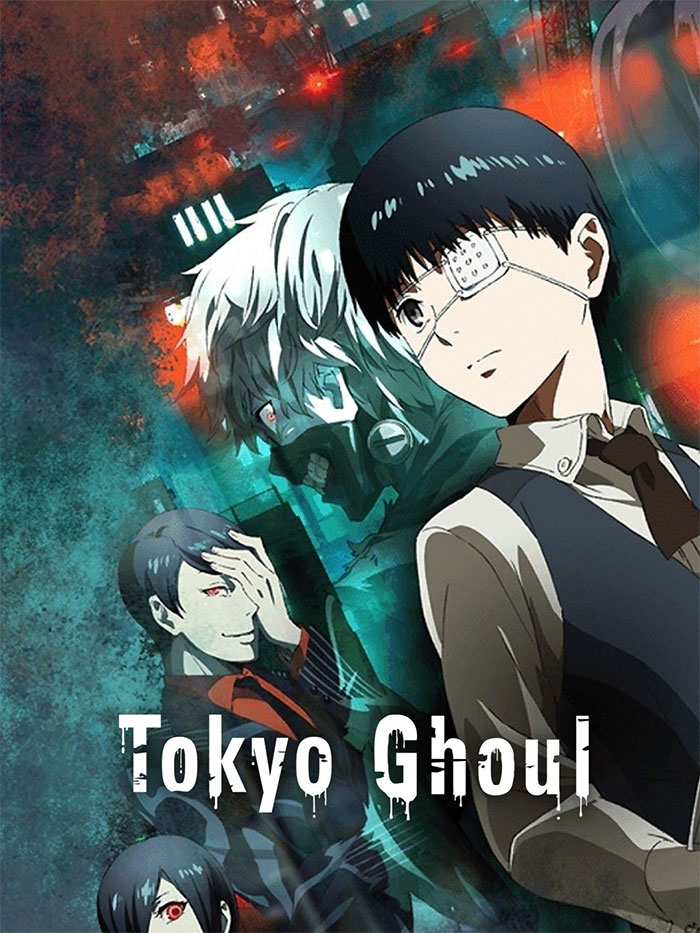 Poster for Tokyo Ghoul anime