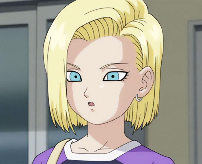 Android 18 confused