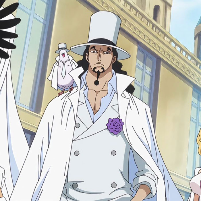 Rob Lucci with bird