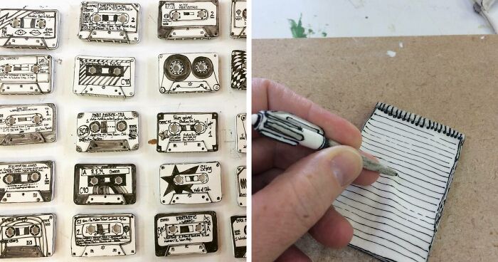 Artist Created These 61 Porcelain Sculptures That Appear As If They Belong In A Drawing