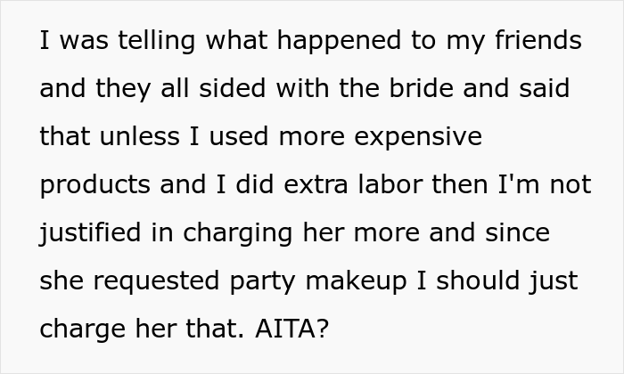 Makeup Artist Charges Woman $500 Instead Of $150 After Finding Out She’s A Bride, Asks If They’re A Jerk