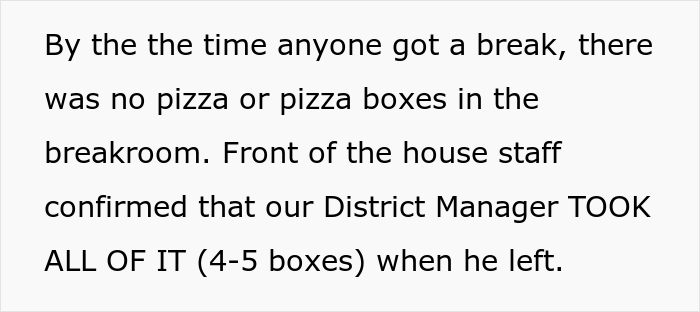 High-Paid Yet Freebie-Loving Top Manager Comes For Office Checkup, Sees Some Pizzas Bought For Staff And Steals It All High-Paid Yet Freebie-Loving Top Manager Comes For Office Checkup, Sees Some Pizzas Bought For Staff And Steals It All