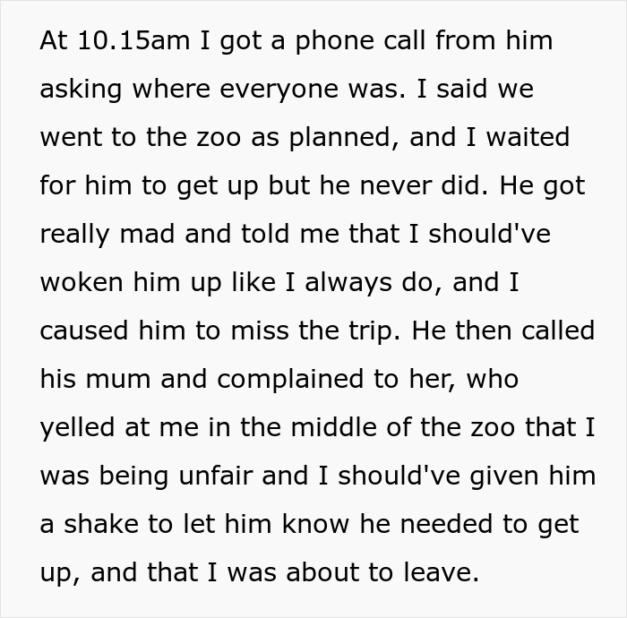 Man Gets Mad After Missing A Family Trip Because He Wasn’t Woken Up In Time, Hears The Harsh Truth About Failing To Help The Family