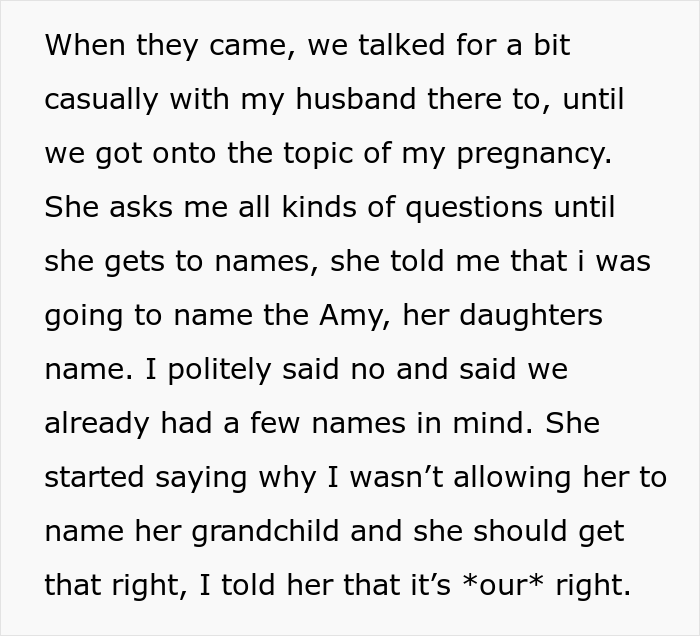 Stepmother Wants To Name Her Pregnant Stepdaughter’s Baby, Goes Nuclear When She’s Told ‘No’