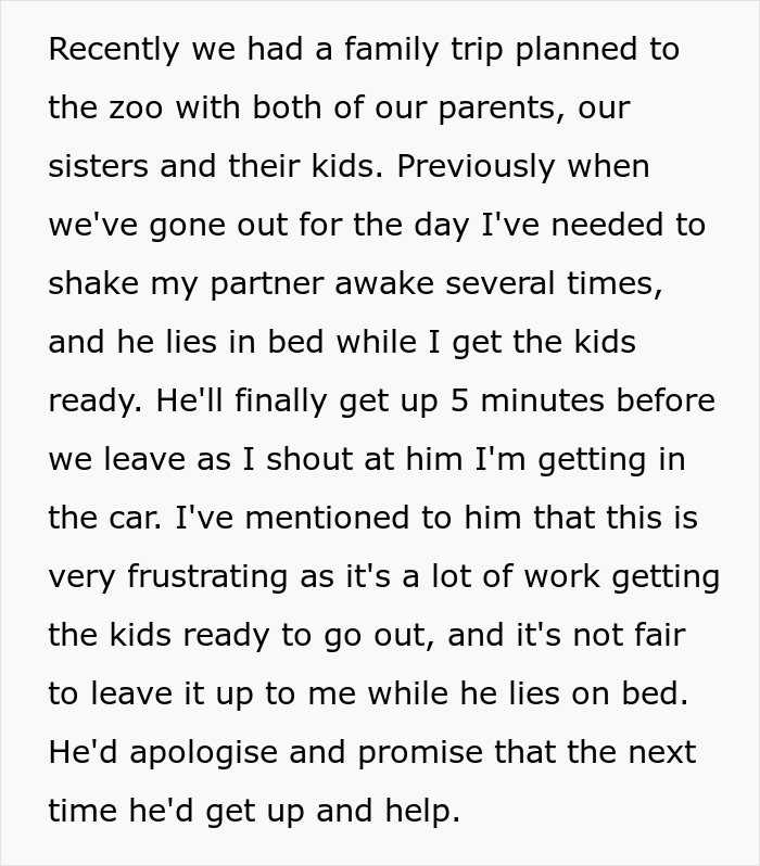 Man Gets Mad After Missing A Family Trip Because He Wasn’t Woken Up In Time, Hears The Harsh Truth About Failing To Help The Family Man Gets Mad After Missing A Family Trip Because He Wasn’t Woken Up In Time, Hears The Harsh Truth About Failing To Help The Family