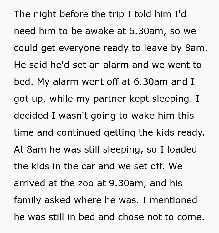 Man Gets Mad After Missing A Family Trip Because He Wasn’t Woken Up In Time, Hears The Harsh Truth About Failing To Help The Family Man Gets Mad After Missing A Family Trip Because He Wasn’t Woken Up In Time, Hears The Harsh Truth About Failing To Help The Family