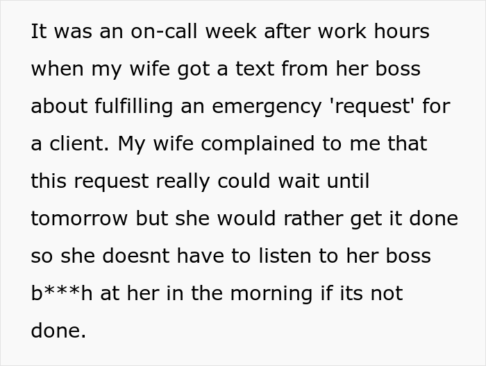 “AITA For Telling My Wife My Job Has To Come Before Hers?”