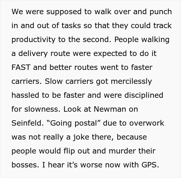 Incompetent Mailman Deliberately Leaves All The Heavy Stuff For A Temporary Worker Who Nails The Route And Gets Him Fired Incompetent Mailman Deliberately Leaves All The Heavy Stuff For A Temporary Worker Who Nails The Route And Gets Him Fired