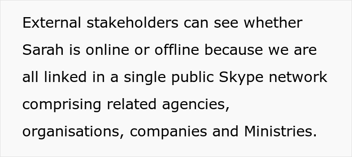 Boss Believes That Employee Is Not Doing Her Duties While Working From Home, Calls Her Out As She Can Be Offline For Up To An Hour Boss Believes That Employee Is Not Doing Her Duties While Working From Home, Calls Her Out As She Can Be Offline For Up To An Hour