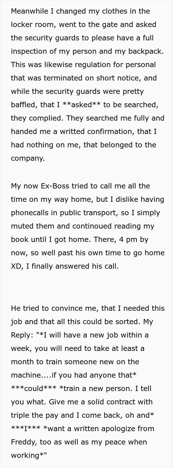 Boss Shows Up With Termination Letter In Hopes Of Worker Apologizing For “Bullying” His Colleague, He Signs The Papers And Takes The Whole Department Down