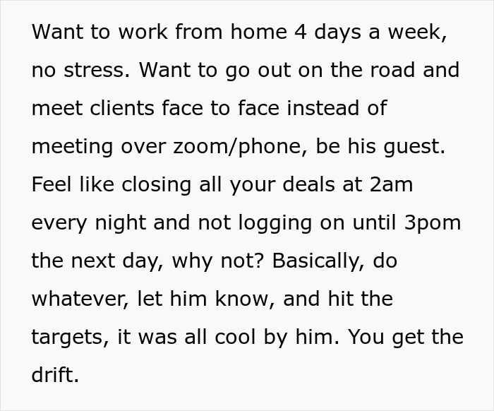 New Manager “Asks For The Resignation Of Anyone Who Doesn't Believe Her Way Will Work By 5 PM The Next Day”, Sales Rep Team Resigns On The Spot New Manager “Asks For The Resignation Of Anyone Who Doesn't Believe Her Way Will Work By 5 PM The Next Day”, Sales Rep Team Resigns On The Spot