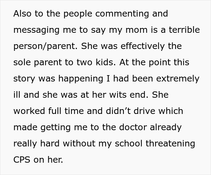 Mom Is Tired Of Calls From School Demanding She Bring Her Daughter To Class Because They Don't Believe She's Actually Sick, So She Maliciously Complies Mom Is Tired Of Calls From School Demanding She Bring Her Daughter To Class Because They Don't Believe She's Actually Sick, So She Maliciously Complies