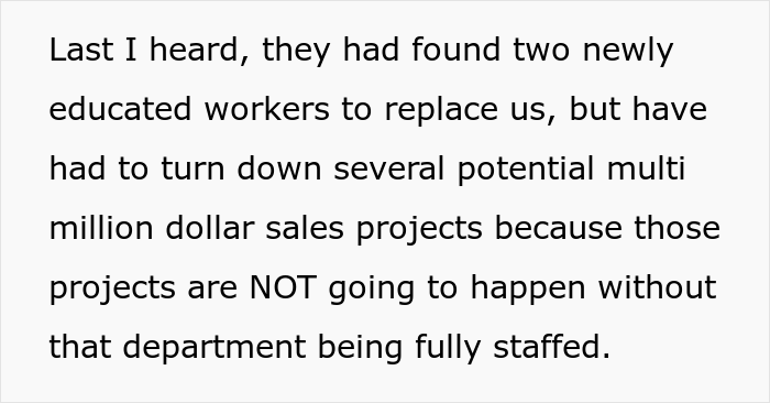 Company That Made $15 Million In Profit Refuses To Give Worker A Well-Deserved Raise, So They Quit And Everyone Else Follows Suit Company That Made $15 Million In Profit Refuses To Give Worker A Well-Deserved Raise, So They Quit And Everyone Else Follows Suit