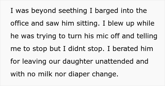 Family Drama Ensues After Wife Comes Home To Find 7-Month-Old Daughter Hungry And With A Full Diaper While Husband Is "Live Streaming" In Another Room Family Drama Ensues After Wife Comes Home To Find 7-Month-Old Daughter Hungry And With A Full Diaper While Husband Is "Live Streaming" In Another Room