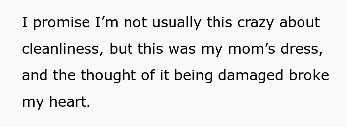 Bride Wanted To Wear Her Mom's Wedding Gown To Her Own Wedding, Bridesmaid "Accidentally" Spilled Wine On It Bride Wanted To Wear Her Mom's Wedding Gown To Her Own Wedding, Bridesmaid "Accidentally" Spilled Wine On It