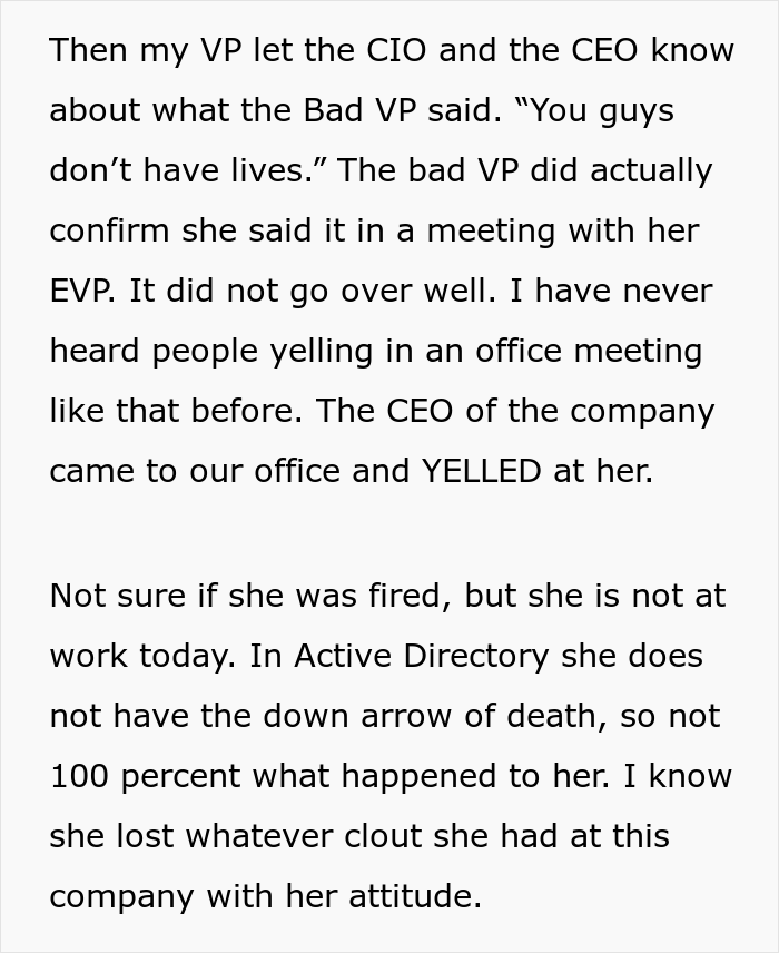 "You Guys Don’t Have Lives": Entitled VP Demands Employees Work On The 4th Of July, Regrets It When They Throw A $6,000 Office Party "You Guys Don’t Have Lives": Entitled VP Demands Employees Work On The 4th Of July, Regrets It When They Throw A $6,000 Office Party