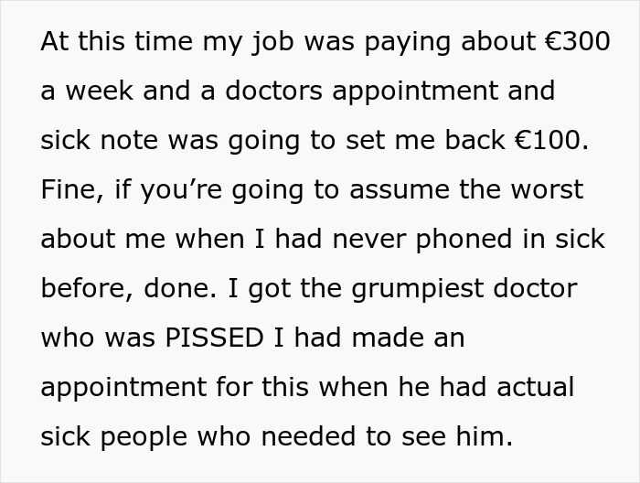 14 Employees Share Stories About Being Asked To Bring A Doctor’s Note Resulting In Way More Time Off Than They Asked For 14 Employees Share Stories About Being Asked To Bring A Doctor’s Note Resulting In Way More Time Off Than They Asked For