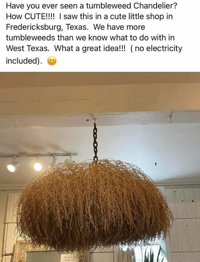 Tumbleweed Chandelier; Talk Amongst Yourselves