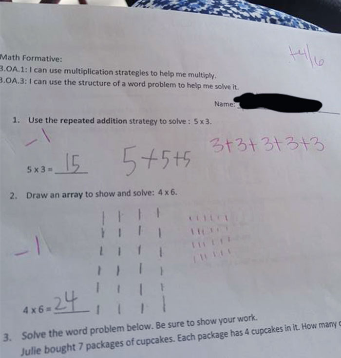 Teacher's Logic In Grading Math